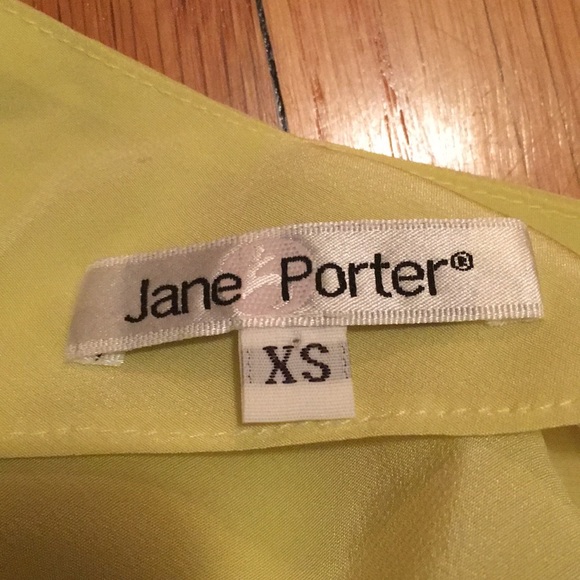NWT Boutique Designer Bias Yellow Silk Camisole, XS - Picture 5 of 7